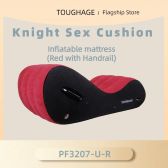 Knight Sex Cushion(Red with handrail)